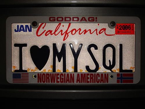 I love MySQL