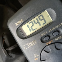 バイクの電圧測定